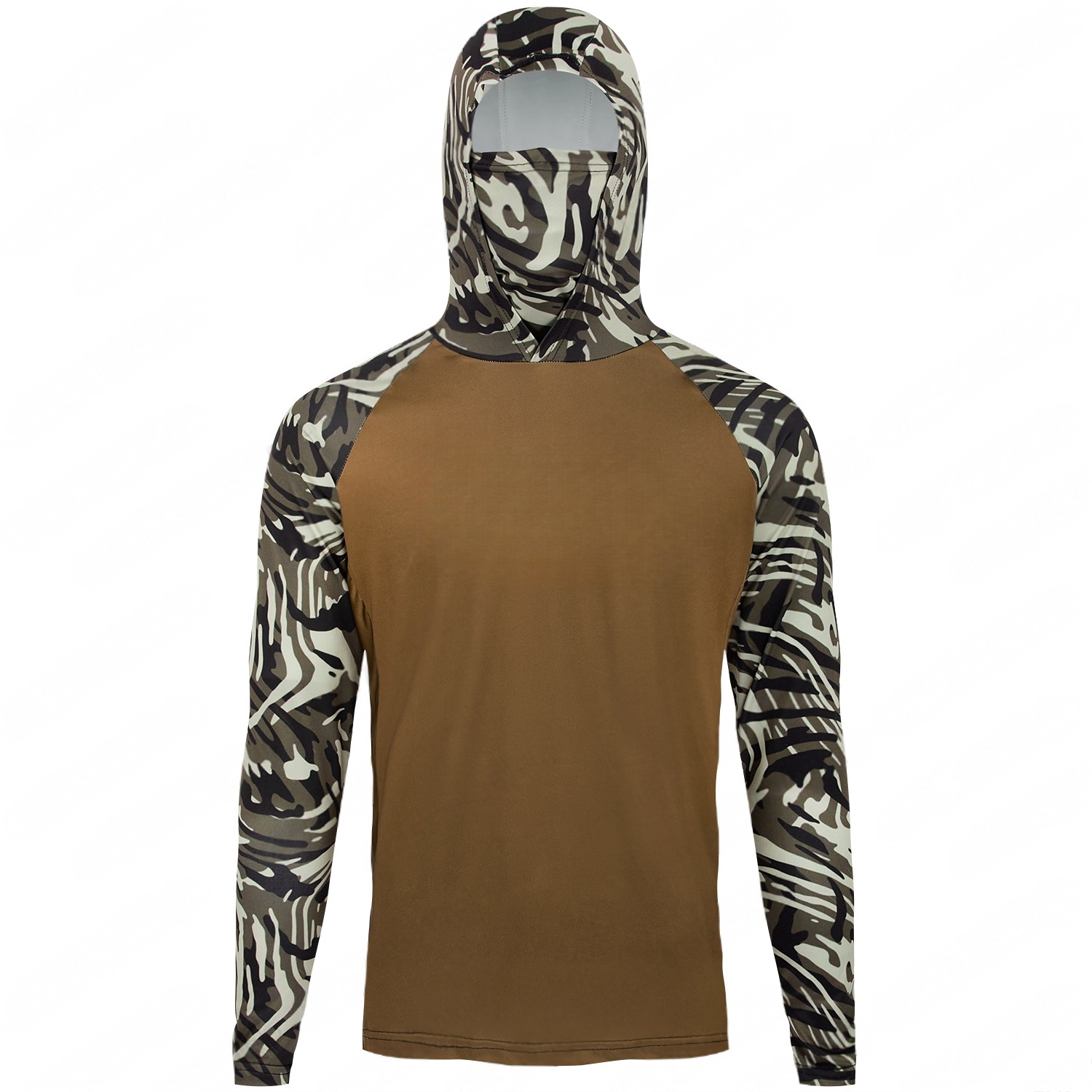 MALFC Fishing Apparel Men Hood - Fishing Shirt Uv Protection 评论和价格