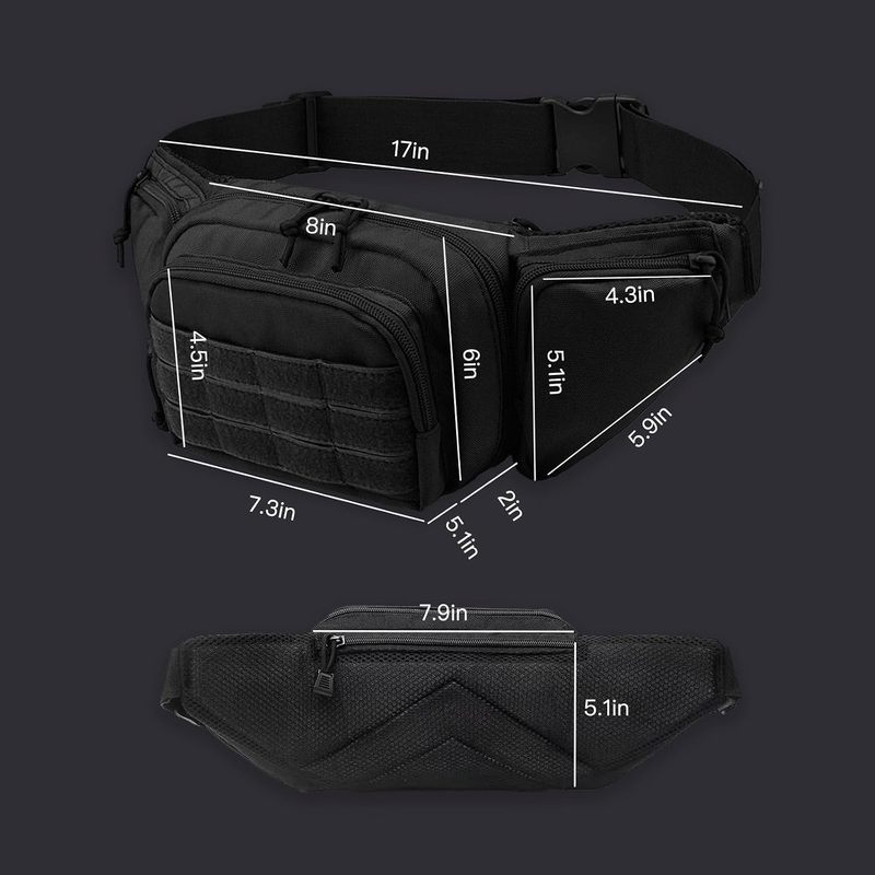 600D Oxford Multi-Pocket Waist - Fishing Belt 评论和价格
