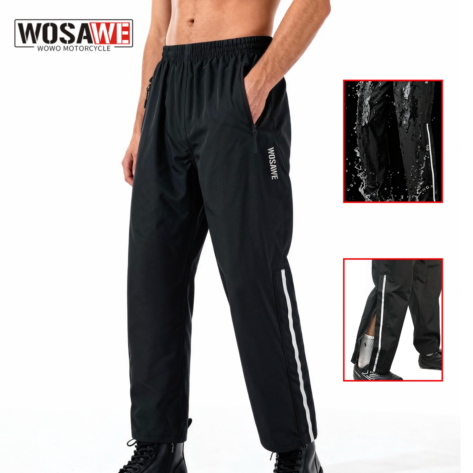 WOSAWE Motorcycle Motorbike Ra - Fishing Rain Suit 评论和价格
