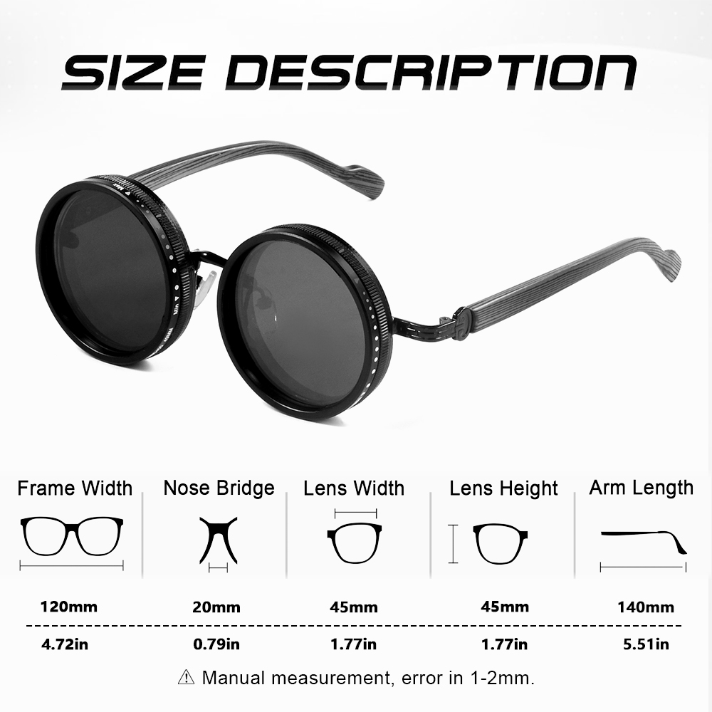 CRIXALIS 2Pcs Polarized Steam  - Fishing Sunglasses Polarized 评论和价格