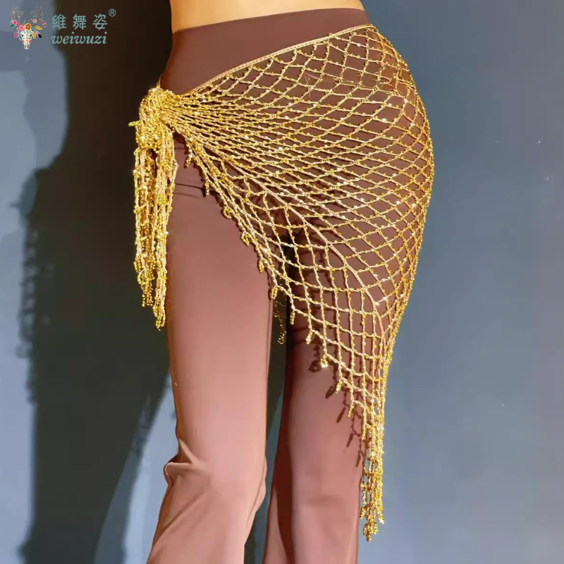 New Belly Dance Hip Scarf Sequ - Fishing Belt 评论和价格
