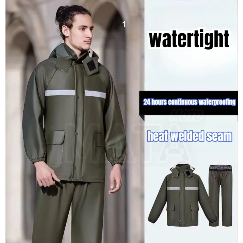 Riding Raincoat and Rain Pants - Fishing Rain Suit 评论和价格